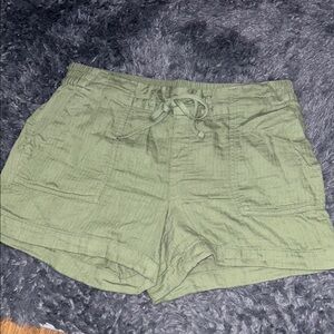 Olive Green Women's Shorts
